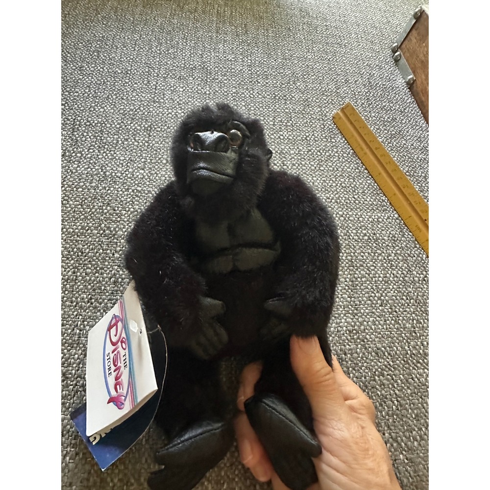 Disney Store Mighty Joe Young 8" Mini Bean Bag Plush Gorilla NWT 1998 Movie EUC